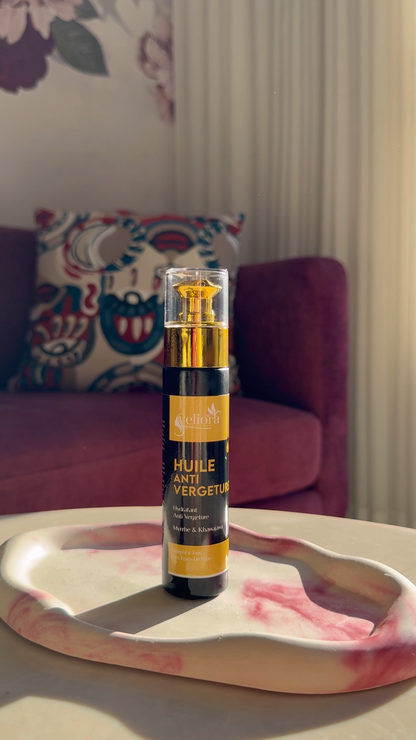 الزيت العلاجية الفاخرة للخطوط الحمراء