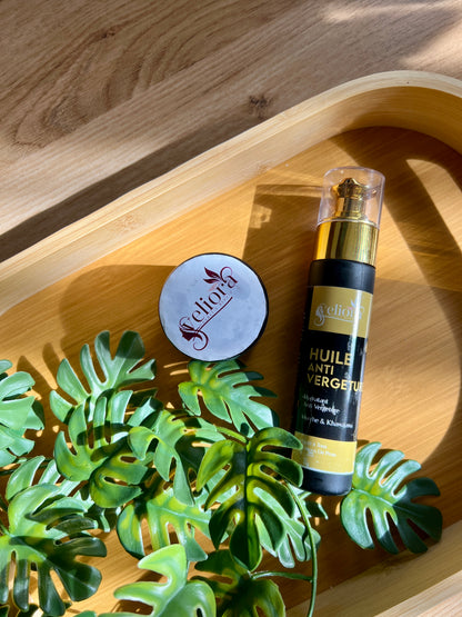 الزيت العلاجية الفاخرة للخطوط الحمراء